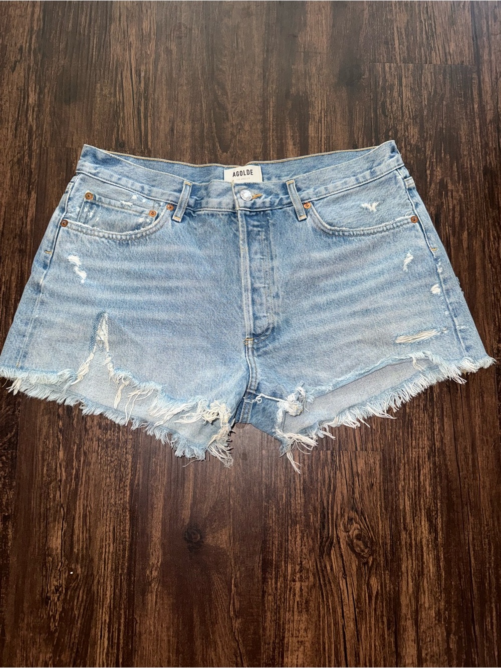 Agolde Parker vintage cut off shorts